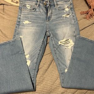 American eagle skinny kick jeans